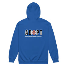 Load image into Gallery viewer, RBARI 'Adopt' Zip-Up Hoodie (Unisex)
