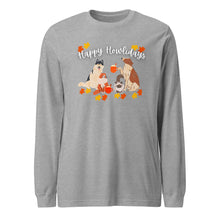 Load image into Gallery viewer, "Happy Howlidays" Fall Long-Sleeve Tee (Unisex)