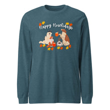 Load image into Gallery viewer, "Happy Howlidays" Fall Long-Sleeve Tee (Unisex)