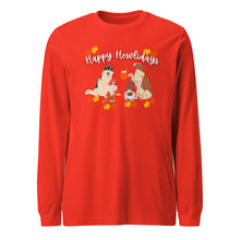 Load image into Gallery viewer, "Happy Howlidays" Fall Long-Sleeve Tee (Unisex)