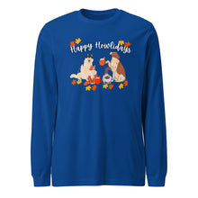 Load image into Gallery viewer, "Happy Howlidays" Fall Long-Sleeve Tee (Unisex)