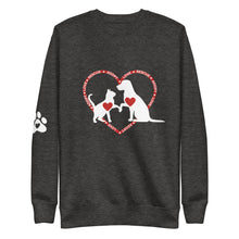 Load image into Gallery viewer, 'Rescue Adopt Love' Sweatshirt (Unisex)