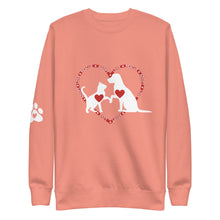 Load image into Gallery viewer, 'Rescue Adopt Love' Sweatshirt (Unisex)