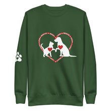 Load image into Gallery viewer, 'Rescue Adopt Love' Sweatshirt (Unisex)
