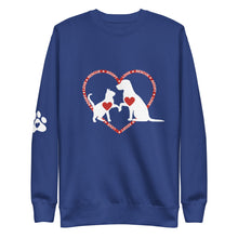 Load image into Gallery viewer, 'Rescue Adopt Love' Sweatshirt (Unisex)