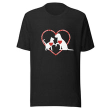 Load image into Gallery viewer, 'Rescue Adopt Love' Short-Sleeve Tee (Unisex)