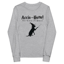 Load image into Gallery viewer, "Accio Home" Dog Youth Long-Sleeve Tee (Unisex)