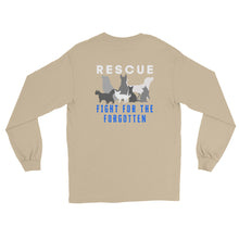 Load image into Gallery viewer, Fight For The Forgotten Blue Long-Sleeve Tee (Unisex)
