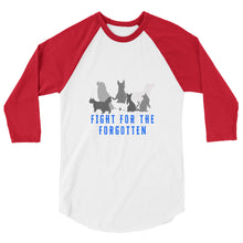 Load image into Gallery viewer, Fight For The Forgotten Blue 3/4 Sleeve Shirt (Unisex)
