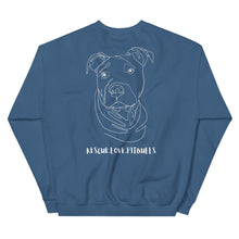 Load image into Gallery viewer, RBARI 'Rescue Love Pitbulls' Sweatshirt (Unisex)