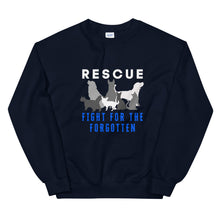Load image into Gallery viewer, Fight For The Forgotten Blue Sweatshirt (Unisex)