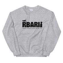 Load image into Gallery viewer, RBARI Letter Logo Sweatshirt (Unisex)