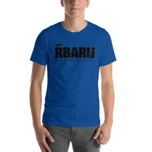 Load image into Gallery viewer, RBARI Letter Logo Short-Sleeve Tee (Unisex)