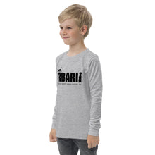 Load image into Gallery viewer, RBARI Letter Logo Youth Long-Sleeve Tee (Unisex)