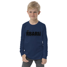 Load image into Gallery viewer, RBARI Letter Logo Youth Long-Sleeve Tee (Unisex)