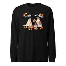 Load image into Gallery viewer, &quot;Happy Howlidays&quot; Fall Long-Sleeve Tee (Unisex)
