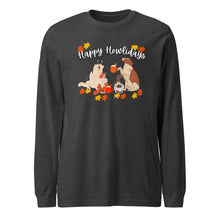 Load image into Gallery viewer, &quot;Happy Howlidays&quot; Fall Long-Sleeve Tee (Unisex)
