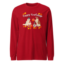 Load image into Gallery viewer, &quot;Happy Howlidays&quot; Fall Long-Sleeve Tee (Unisex)
