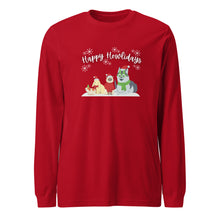 Load image into Gallery viewer, &quot;Happy Howlidays&quot; Winter Long-Sleeve Tee (Unisex)
