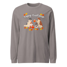 Load image into Gallery viewer, &quot;Happy Howlidays&quot; Fall Long-Sleeve Tee (Unisex)
