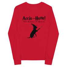 Load image into Gallery viewer, &quot;Accio Home&quot; Dog Youth Long-Sleeve Tee (Unisex)
