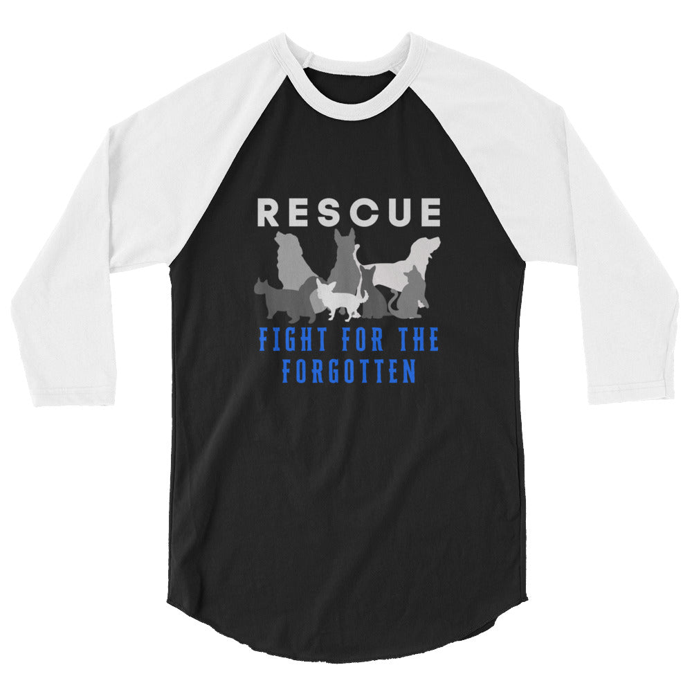 Fight For The Forgotten Blue 3/4 Sleeve Shirt (Unisex)