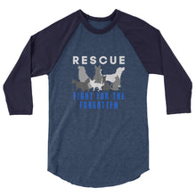 Load image into Gallery viewer, Fight For The Forgotten Blue 3/4 Sleeve Shirt (Unisex)
