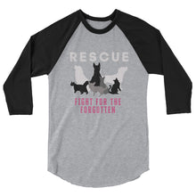 Load image into Gallery viewer, Fight For The Forgotten Pink 3/4 Sleeve Shirt (Unisex)
