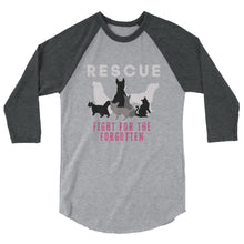 Load image into Gallery viewer, Fight For The Forgotten Pink 3/4 Sleeve Shirt (Unisex)

