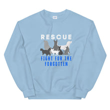 Load image into Gallery viewer, Fight For The Forgotten Blue Sweatshirt (Unisex)
