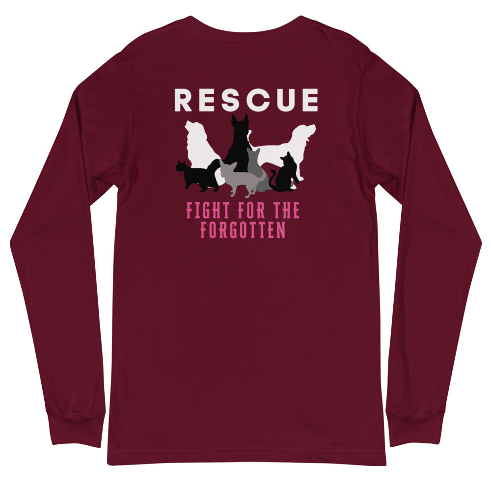 Fight For The Forgotten Pink Long-Sleeve Tee (Unisex)