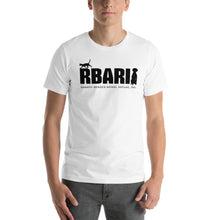 Load image into Gallery viewer, RBARI Letter Logo Short-Sleeve Tee (Unisex)
