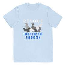 Load image into Gallery viewer, Fight For The Forgotten Blue Youth Tee (Unisex)
